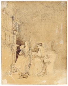 Marianne Nicholson legge a Florence Nightingale nel salotto di Embley